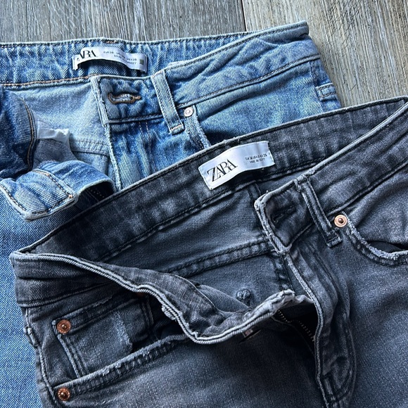 2 pair different size Zara jeans size 4 & 6 - Picture 5 of 9
